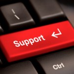 support button for managed IT services